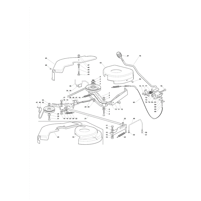 Castel / Twincut / Lawnking JTP92HYDRO (JTP92 Hydro Lawn Tractor) Parts Diagram, Page 11