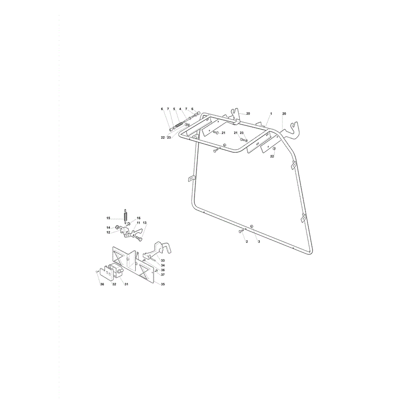 Castel / Twincut / Lawnking JTP92HYDRO (JTP92 Hydro Lawn Tractor) Parts Diagram, Page 14