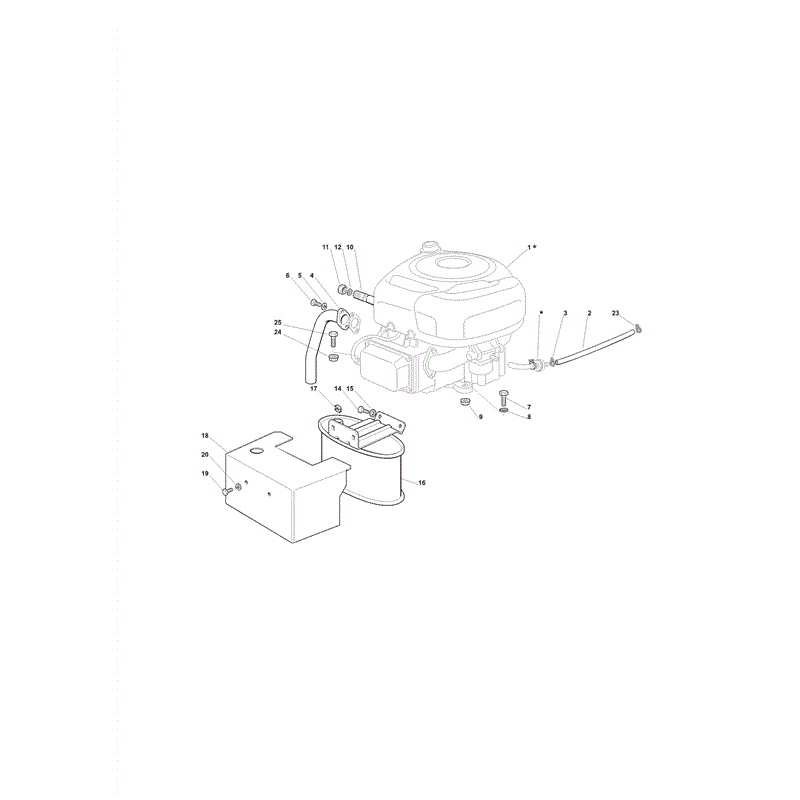 Castel / Twincut / Lawnking JTP92HYDRO (JTP92 Hydro Lawn Tractor) Parts Diagram, Page 5