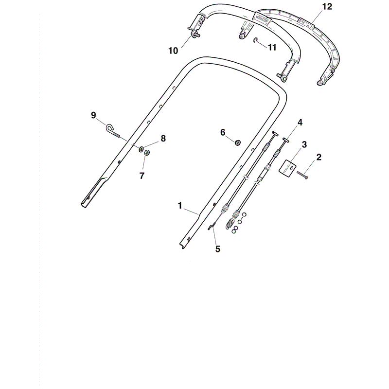 Mountfield 462PD Petrol Rotary Mower (2010) Parts Diagram, Page 5