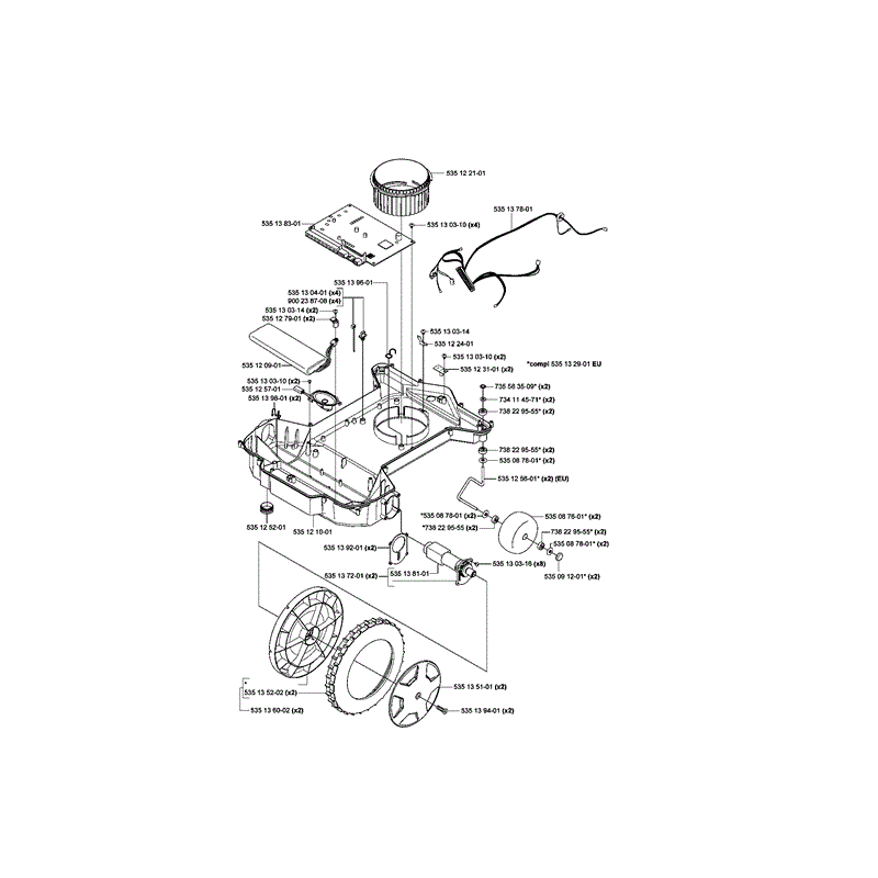 Husqvarna  Automower (106309866) Parts Diagram, Page 3