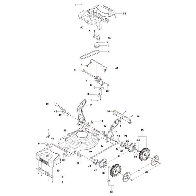 Husqvarna  LC48V (2013) Parts Diagram, Page 1