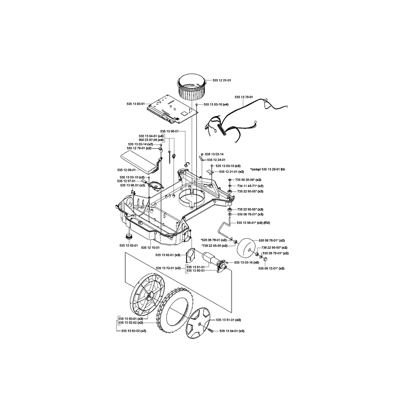 Husqvarna  Automower (106309863) Parts Diagram, Page 3