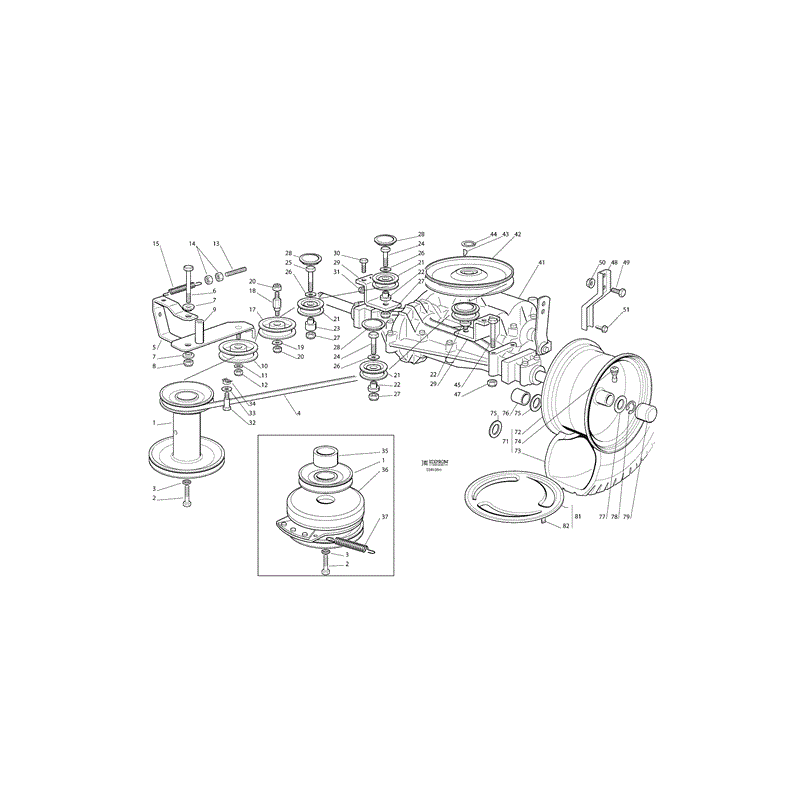 Castel / Twincut / Lawnking TC102 (TC 102 Lawn Tractor) Parts Diagram, Page 10