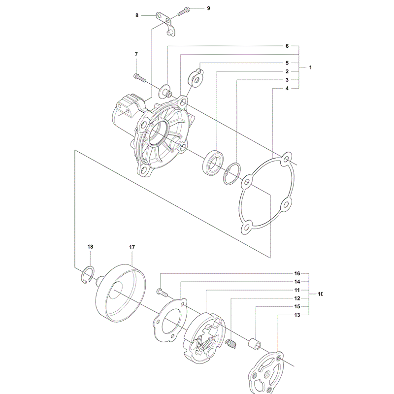 Husqvarna  355RX (2007) Parts Diagram, Page 14