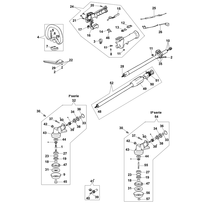 Oleo-Mac 725 D (725 D) Parts Diagram, Transmission
