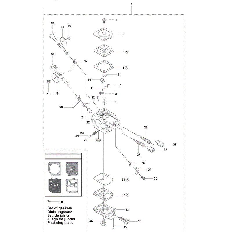 Husqvarna  241R (2010) Parts Diagram, Page 19