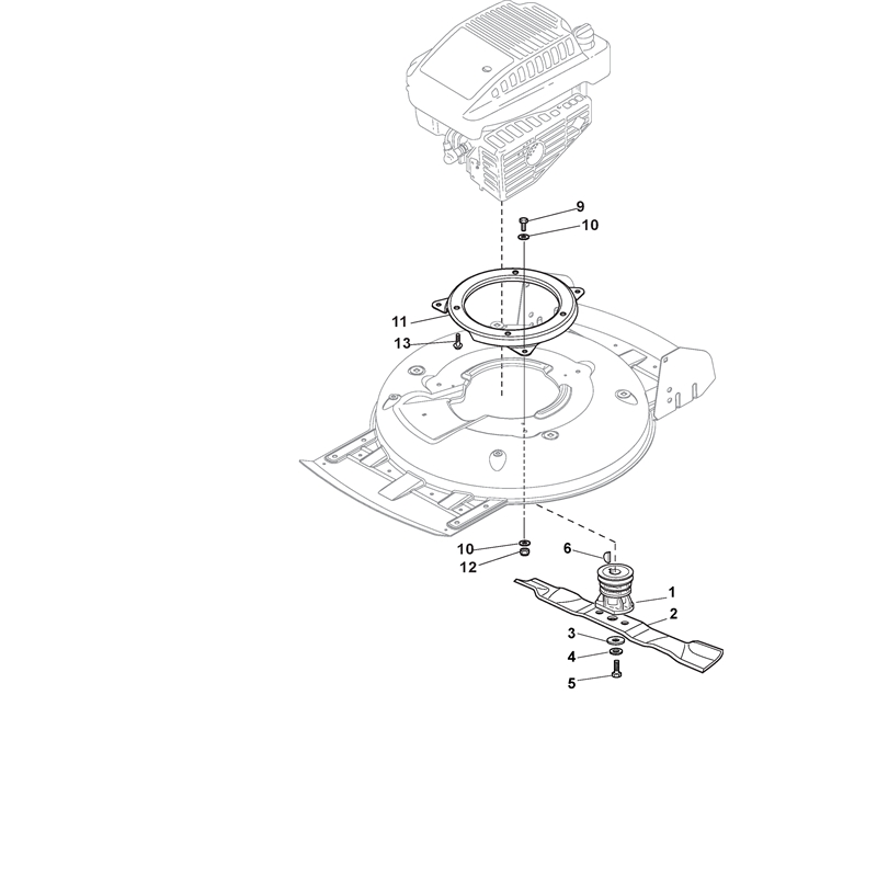 Mountfield 5030 PD INOX  Petrol Rotary Mower (291562033-M08 [2008]) Parts Diagram, Blade