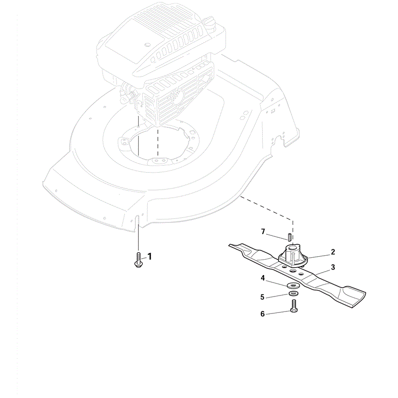 Mountfield HP46R (RSC100 OHV) (2013) Parts Diagram, Page 7