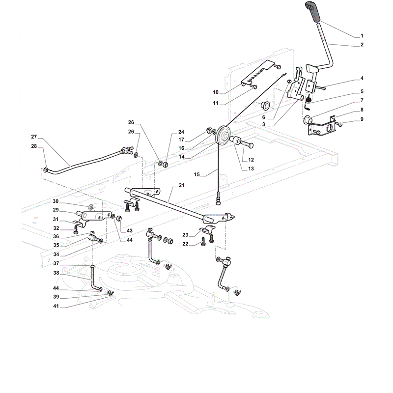 Mountfield T38M-SD Lawn Tractor (2012) Parts Diagram, Page 6