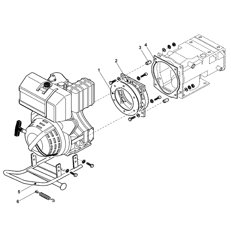 Bertolini 295 (295) Parts Diagram, Engine