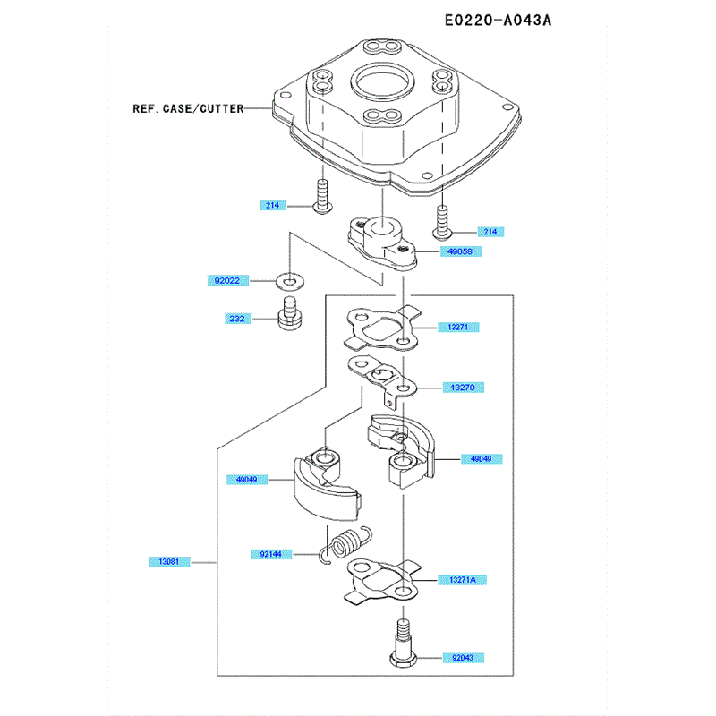 Kawasaki KHT750D (HB750D-AS50) Parts Diagram, PTO Equipment
