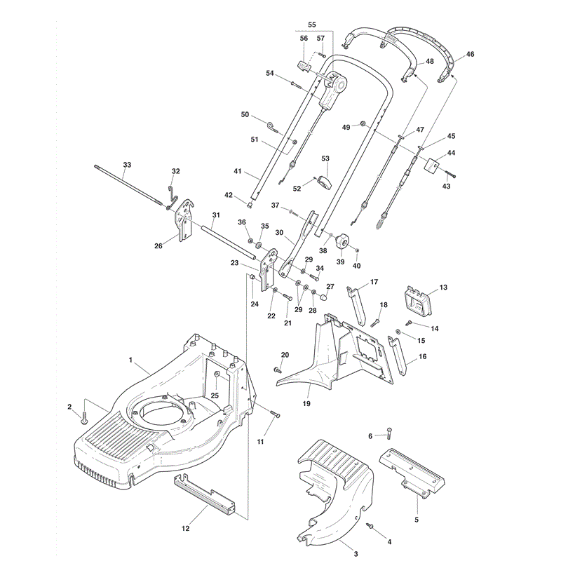 Mountfield M484R-ES (2009) Parts Diagram, Page 2