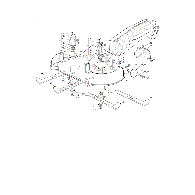 Castel / Twincut / Lawnking TCX16.5-102H (2011) Parts Diagram, Page 9