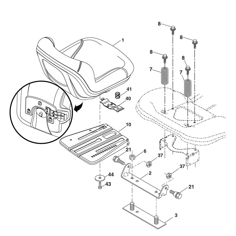 McCulloch M115-77HRB (96041012401-(2010)) Parts Diagram, Page 11
