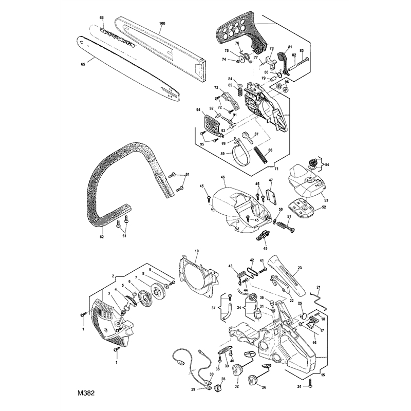 Mountfield MC 401 (224216003-M07 [2007]) Parts Diagram, Chassis