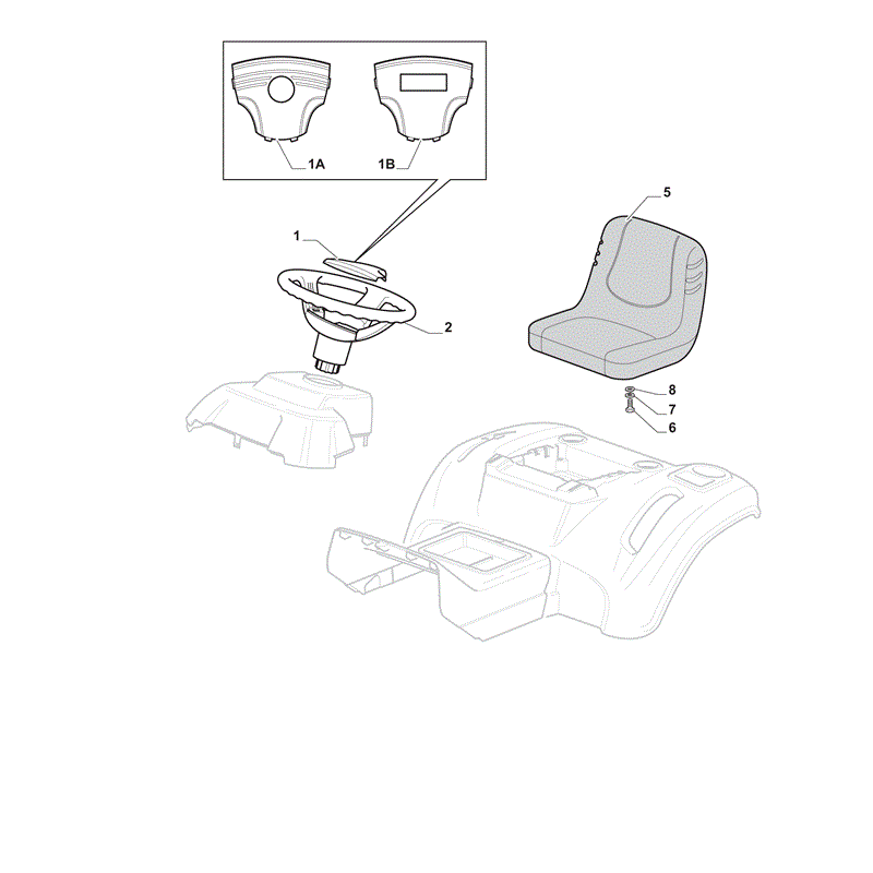 Mountfield 1538H-SDX Lawn Tractor (2012) Parts Diagram, Page 13