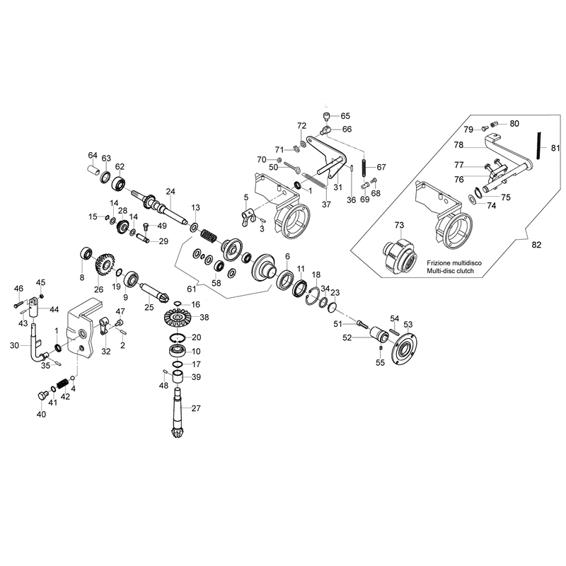 Bertolini 215 (2019) (K800 H) (215 (2019) (K800 H)) Parts Diagram, Gears
