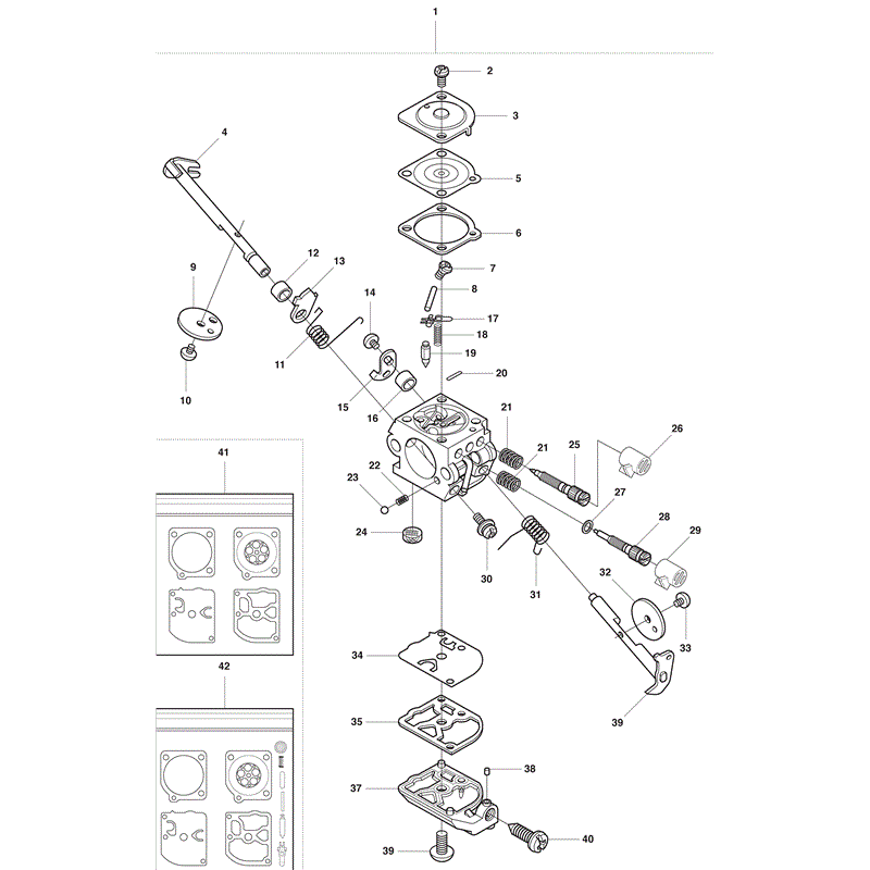 Husqvarna  327P4 (2012) Parts Diagram, Page 15