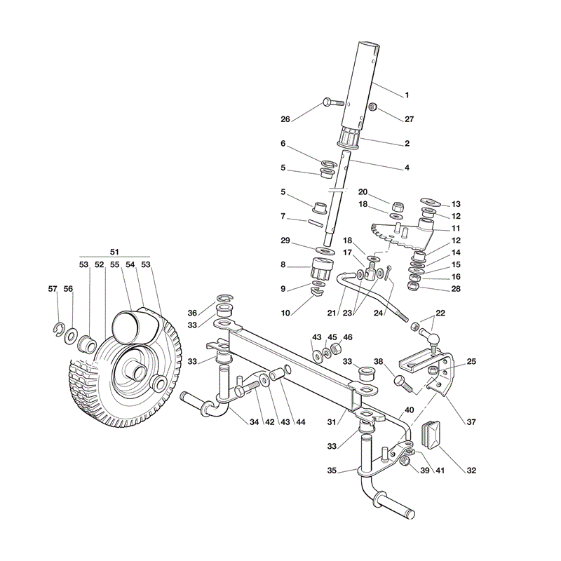 Mountfield R25V (Series 5500 OHV-196cc) (2010) Parts Diagram, Page 3