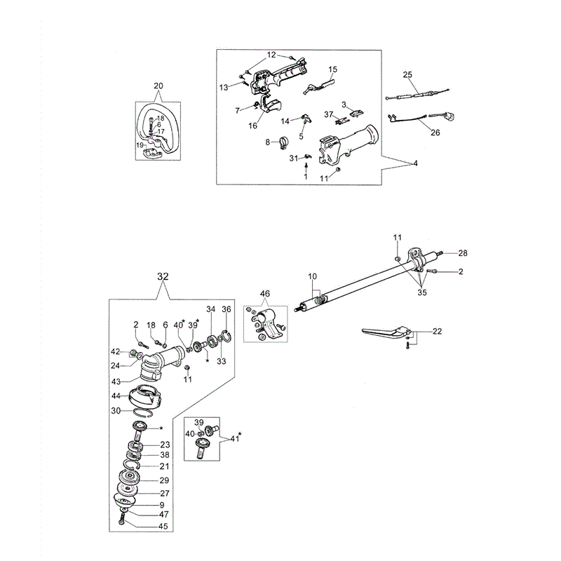 Efco Stark 25IC (2009) Parts Diagram, Page 4
