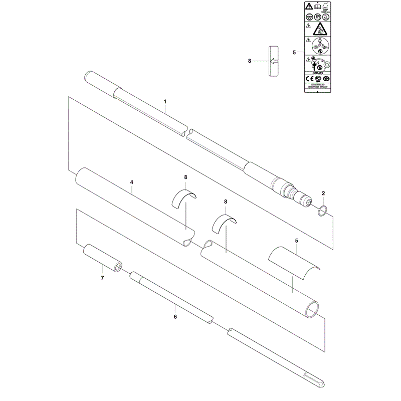 Husqvarna  543RBX (2013) Parts Diagram, Page 2