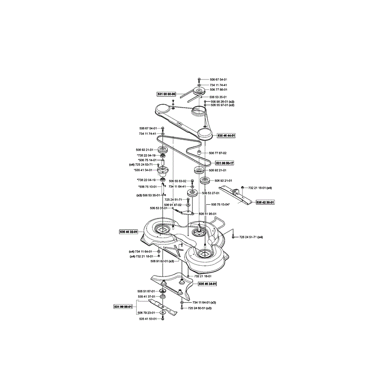 Husqvarna  Rider 16 (2004) Parts Diagram, Page 19