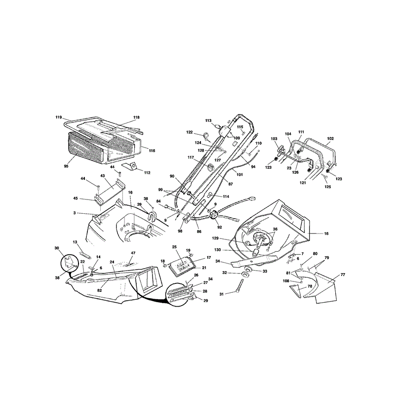 Mountfield MP90101 (01-1997) Parts Diagram, Page 1