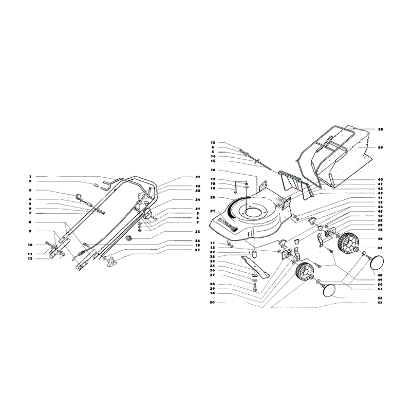 Mountfield MPR10004 (01-1998) Parts Diagram, Page 1