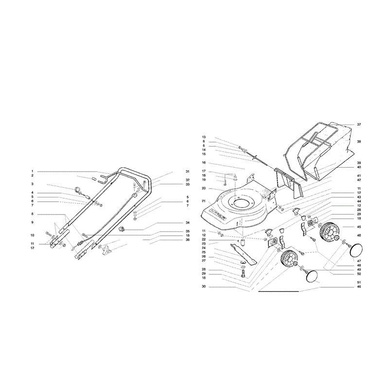 Mountfield MPR10017 (01-1998) Parts Diagram, Page 1