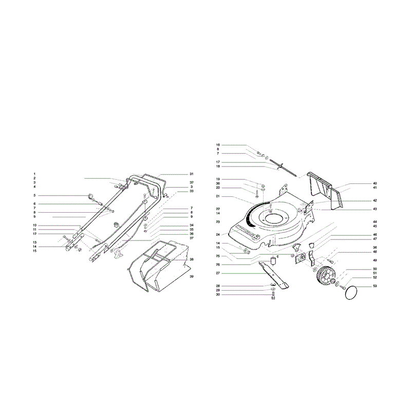 Mountfield MPR10056 (01-1998) Parts Diagram, Page 1