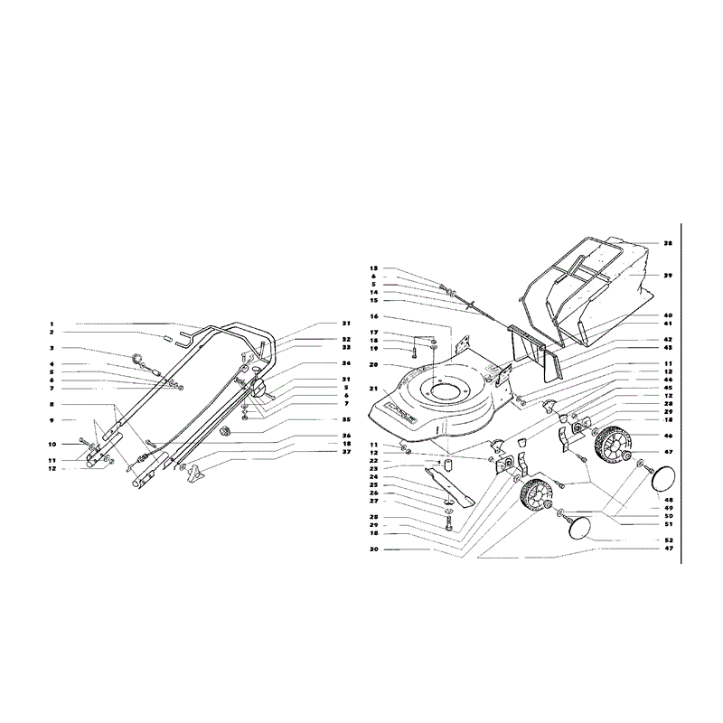 Mountfield MPR10075 (01-2000) Parts Diagram, Page 1
