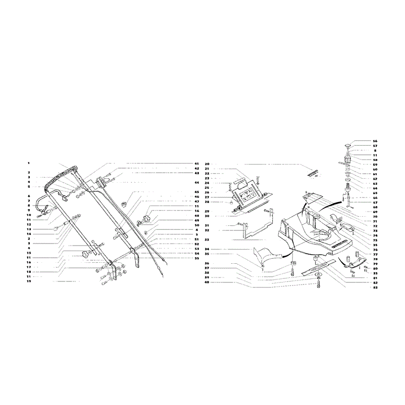 Mountfield MPR10091 (01-2000) Parts Diagram, Page 1