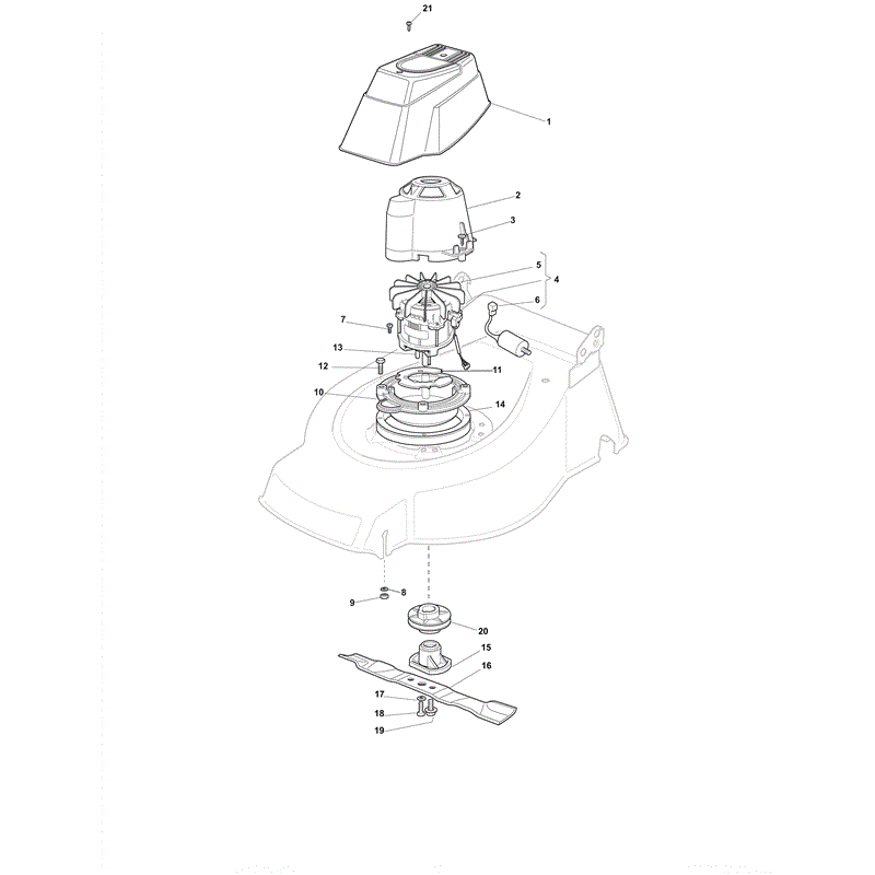 Mountfield EL4800PD-BW (2012) Parts Diagram, Page 6