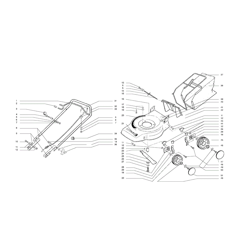Mountfield MPR10100 (01-2000) Parts Diagram, Page 1