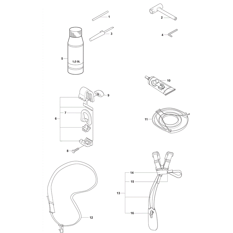 Husqvarna  326 (2009) Parts Diagram, Page 22