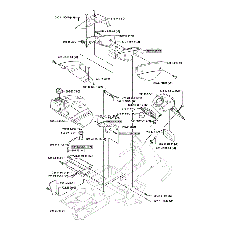 Husqvarna  Rider Pro 15 (2004) Parts Diagram, Page 3