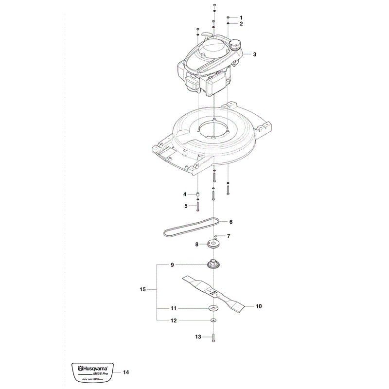 Husqvarna  M53S PRO (2013) Parts Diagram, Page 3