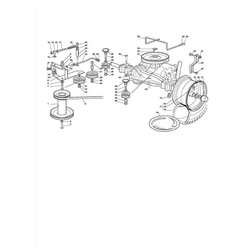 Mountfield 1440H Lawn Tractor (01-2001) Parts Diagram, Page 6