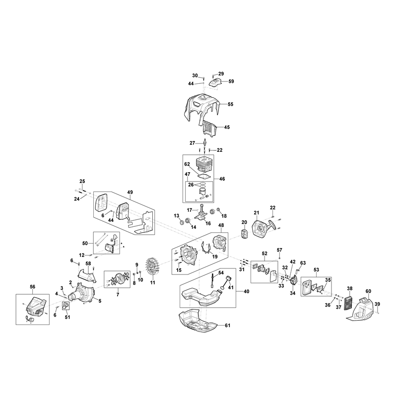 Mountfield MB 45 (283420073-M21 [2021-2022]) Parts Diagram, Engine