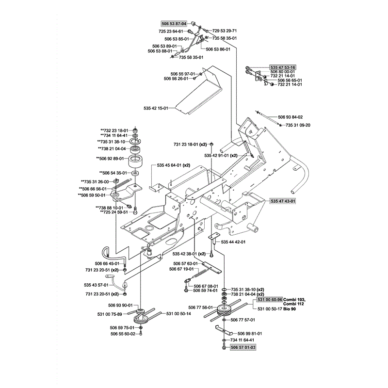 Husqvarna  Rider Pro 15 (2004) Parts Diagram, Page 9