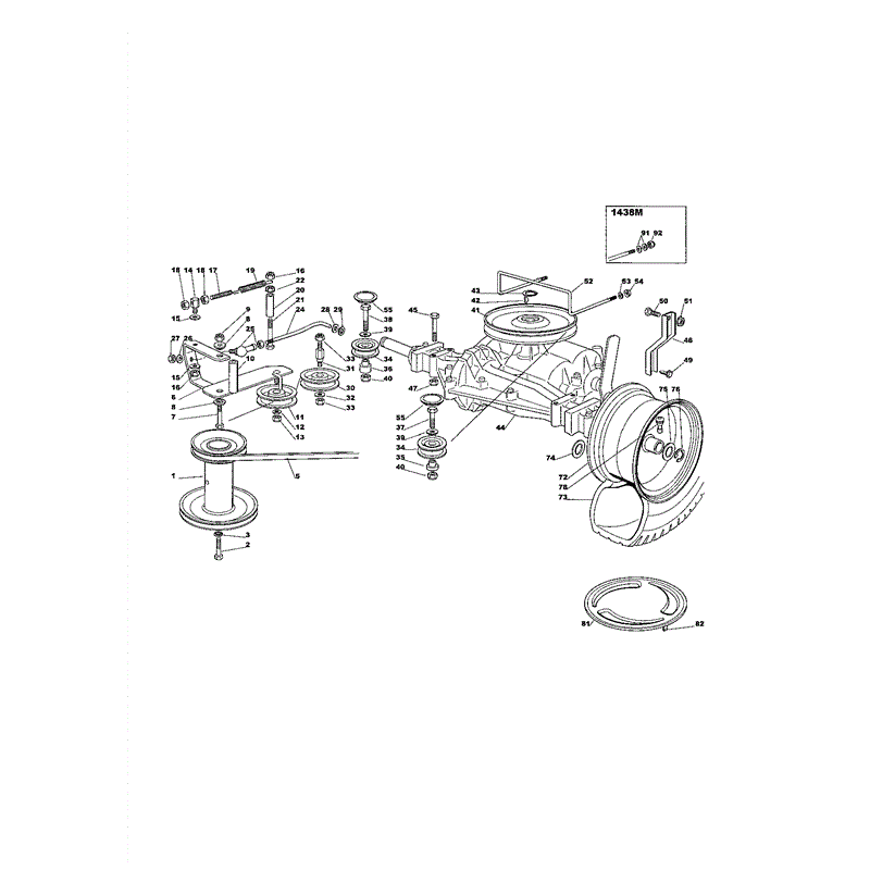 Mountfield 1438M Lawn Tractor (01-2002) Parts Diagram, Page 2