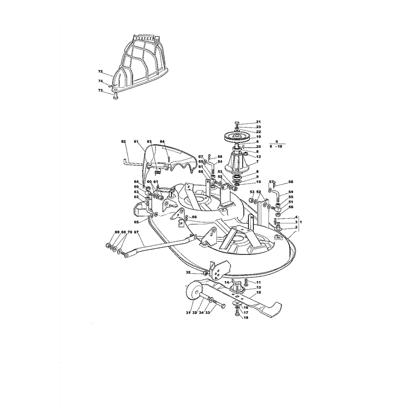 Mountfield 1438M Lawn Tractor (01-2002) Parts Diagram, Page 4