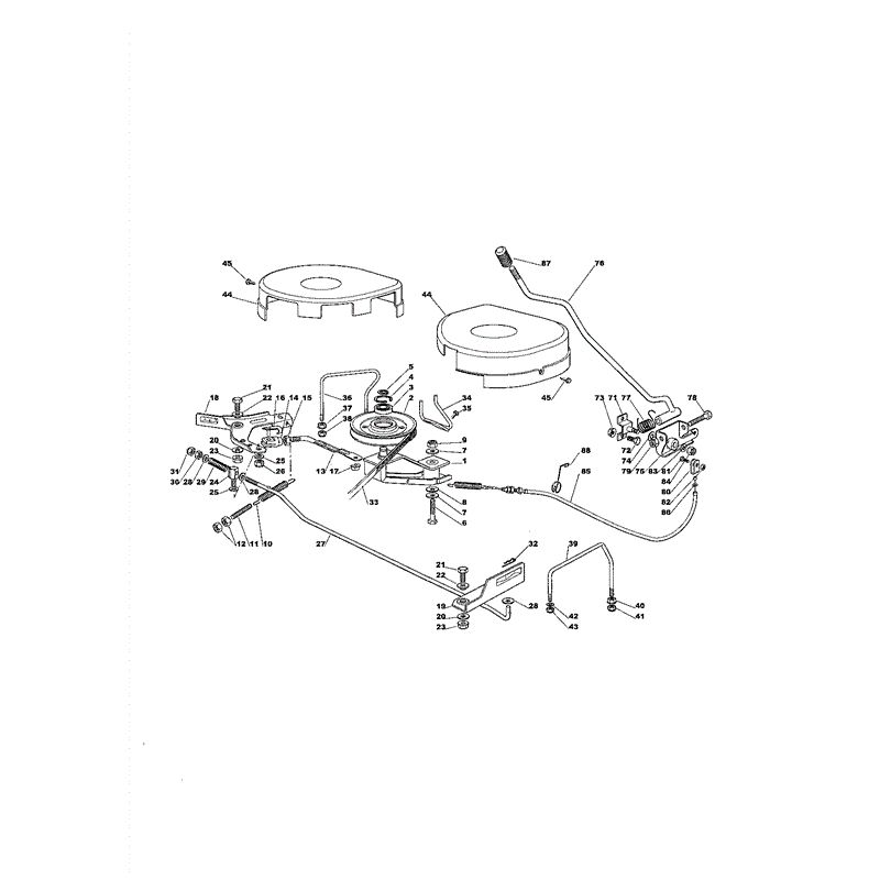 Mountfield 1438M Lawn Tractor (01-2002) Parts Diagram, Page 5
