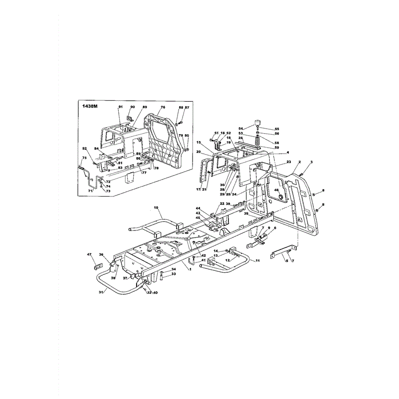 Mountfield 1438M Lawn Tractor (01-2002) Parts Diagram, Page 7