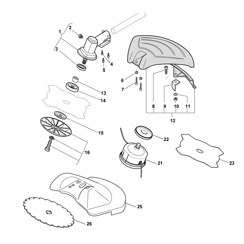 Mountfield MB 4302 Petrol Brushcutter [281621003/MO9] (2009) Parts Diagram, Page 3