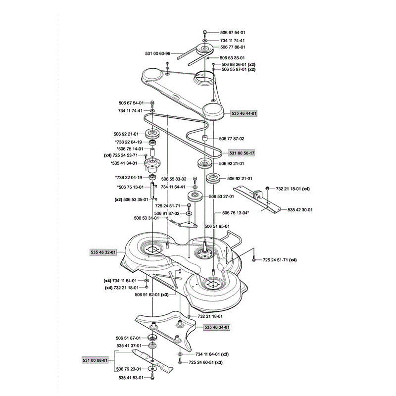 Husqvarna  Rider Pro 15 (2004) Parts Diagram, Page 21