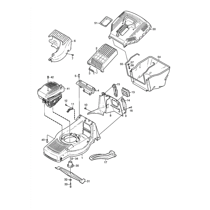 Mountfield M6SP (01-2002) Parts Diagram, Page 2