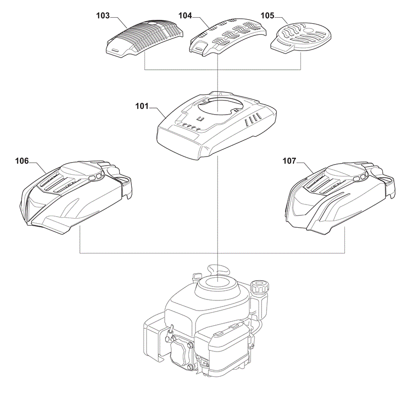 Castel / Twincut / Lawnking WBE0702 (2013) Parts Diagram, Page 3