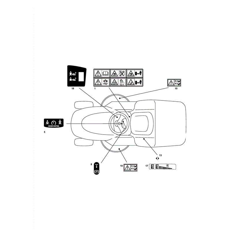 Castel / Twincut / Lawnking XHX240 (2011) Parts Diagram, Page 15